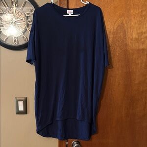 LuLaRoe Navy Blue Tunic Top Small